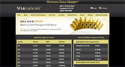 Desktop Screenshot of cashforgoldlosangeles.com